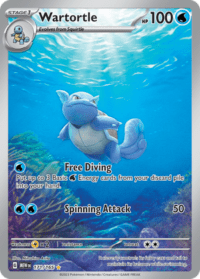 Wartortle - 171/165 - Illustration Rare - Inglés
