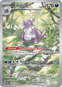 Nidoking - 174/165 - Illustration Rare - Inglés