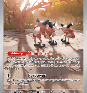 Mr. Mime - 179/165 - Illustration Rare - Inglés