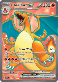 Charizard ex - 183/165 - Full Art Secret Rare - Inglés