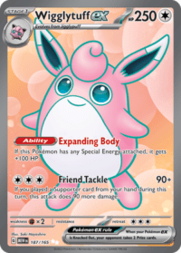 Wigglytuff ex - 187/165 - Full Art Secret Rare - Inglés