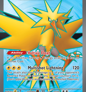 Zapdos ex - 192/165 - Full Art Secret Rare - Inglés