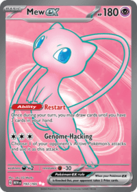 Mew ex - 193/165 - Full Art Secret Rare - Inglés