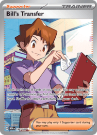 Bill's Transfer - 194/165 - Full Art Secret Rare - Inglés