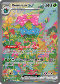 Venusaur ex - 198/165 - Special Illustration Rare - Inglés
