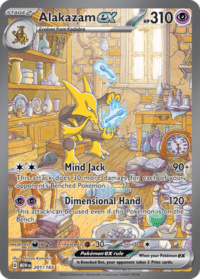 Alakazam ex - 201/165 - Special Illustration Rare - Inglés