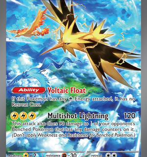 Zapdos ex - 202/165 - Special Illustration Rare - Inglés