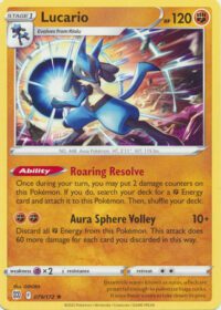 Lucario - 079/172 - Rare Theme Deck Exclusive - Inglés