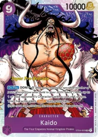 Kaido - ST04-003 - SR (Super Pre-Release)