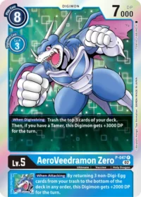 AeroVeedramon Zero (Resurgence Booster Reprint)- P-047 P