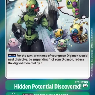 Hidden Potential Discovered! (Resurgence Booster Reprint) - BT3-103 U