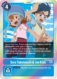 Sora Takenouchi & Joe Kido (Resurgence Booster Reprint) - BT5-088 R