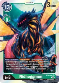 Nidhoggmon (Resurgence Booster Reprint) - BT4-062 SR
