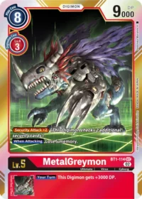 MetalGreymon (Resurgence Booster Reprint) - BT1-114 SEC