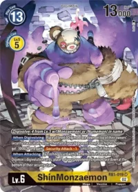 ShinMonzaemon (Textured Alternate Art) - RB1-019 SR