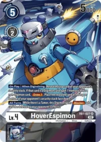 HoverEspimon (Textured Alternate Art) - RB1-027 SR