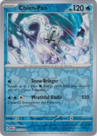 Chien-Pao - 057/182 - Holo Rare Reverse Holo - Inglés