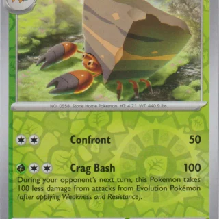 Crustle - 007/182 - Common Reverse Holo - Inglés