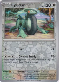 Cyclizar - 157/182 - Uncommon Reverse Holo - Inglés
