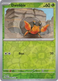 Dwebble - 006/182 - Common Reverse Holo - Inglés