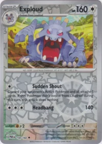 Exploud - 150/182 - Uncommon Reverse Holo - Inglés
