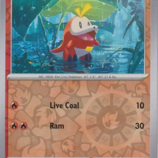 Fuecoco - 023/182 - Common Reverse Holo - Inglés