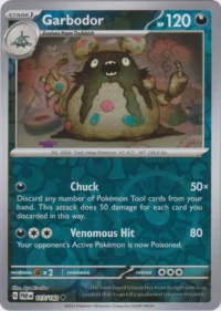 Garbodor - 117/182 - Uncommon Reverse Holo - Inglés