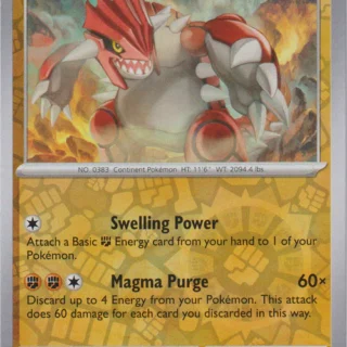 Groudon - 093/182 - Holo Rare Reverse Holo - Inglés