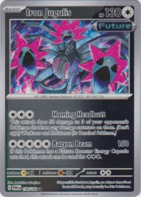 Iron Jugulis - 158/182 - Holo Rare Reverse Holo - Inglés