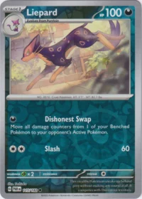 Liepard - 115/182 - Common Reverse Holo - Inglés
