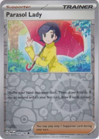 Parasol Lady - 169/182 - Common Reverse Holo - Inglés