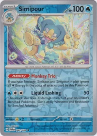 Simipour - 042/182 - Uncommon Reverse Holo - Inglés