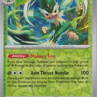 Simisage - 005/182 - Uncommon Reverse Holo - Inglés