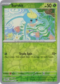 Surskit - 001/182 - Common Reverse Holo - Inglés
