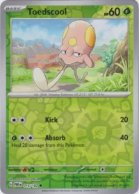Toedscool - 016/182 - Common Reverse Holo - Inglés