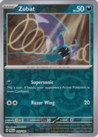 Zubat - 110/182 - Common Reverse Holo - Inglés