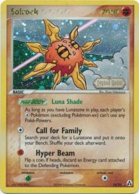 Solrock - 25/92 - Rare Reverse Holo - Inglés