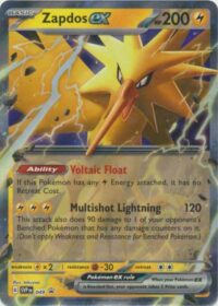 Zapdos ex - SVP049 - Promo - Inglés