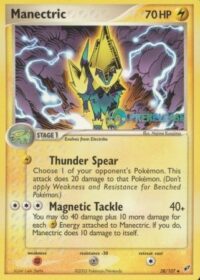 Manectric - 38/107 - Pre-Release Promo - Inglés (Lightly Played)