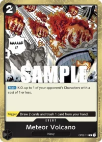 Meteor Volcano - OP02- 119 - R