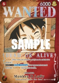 Monkey.D.Luffy (Wanted Poster) - ST01-012 - SR