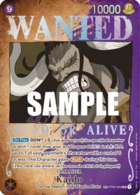 Kaido (Wanted Poster) - ST04-003 - SR