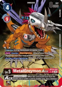 MetalGreymon Ace (English Exclusive Alternate Art) - BT14-014 SR