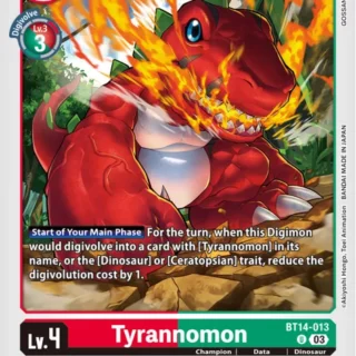 Tyrannomon - BT14-013 U