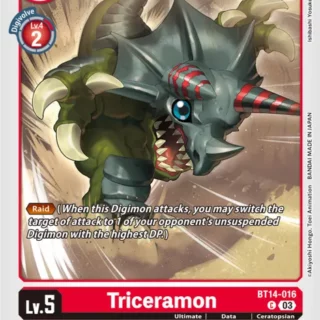 Triceramon - BT14-016 C
