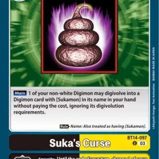 Suka's Curse - BT14-097 U