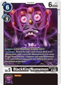 BlackKingNumemon - BT14-063 U