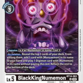 BlackKingNumemon - BT14-063 U