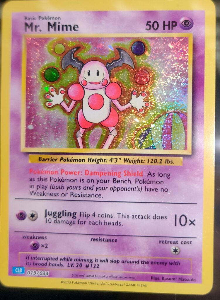 Mr. Mime - 013/034 - CLB - Inglés