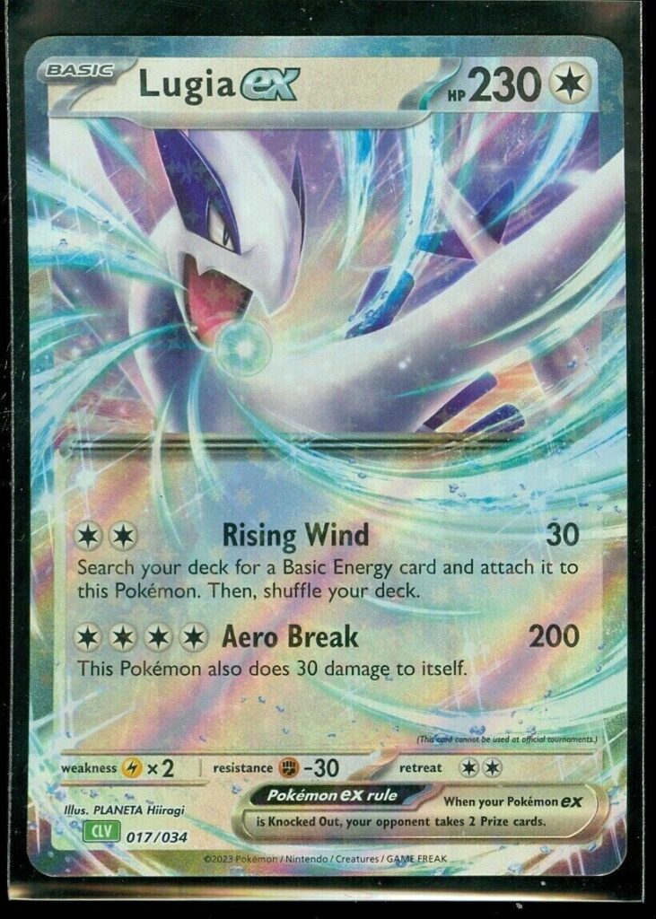 Lugia ex - 017/034 - CLV - Inglés